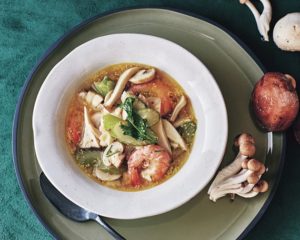 [スッキリ]Atsushi美腸スープ エビときのこの黒酢スープ 優しい甘み