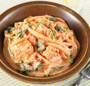 [ヒルナンデス]トマトクリームうどん！コーンポタージュの素がpoint