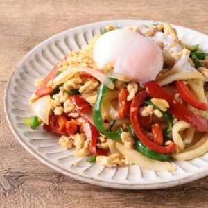 [ヒルナンデス]ツナ缶ガパオうどん！ツナ缶とひき肉のレンチンレシピ